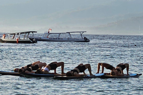 Gili Trawangan : Sup Yoga coucher et lever de soleilFlux du matin