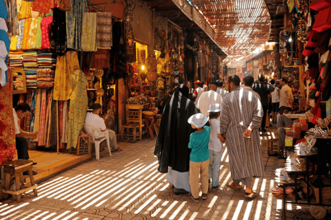 Marrakech Medina Night Tour with Rooftop Dinner