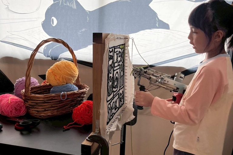 Pattaya: Rug Tufting Workshop at an Art Studio Café