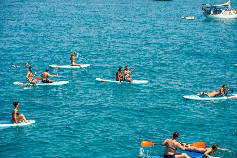 Ibiza: Formentera Boat with Open Bar, 3 meals & Sunset Party ADVANCE: Standard selection of food & open bar option