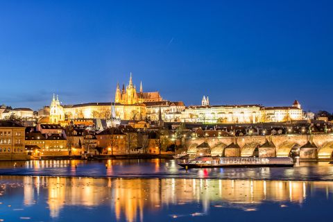Praga: crucero nocturno de 50 minutos