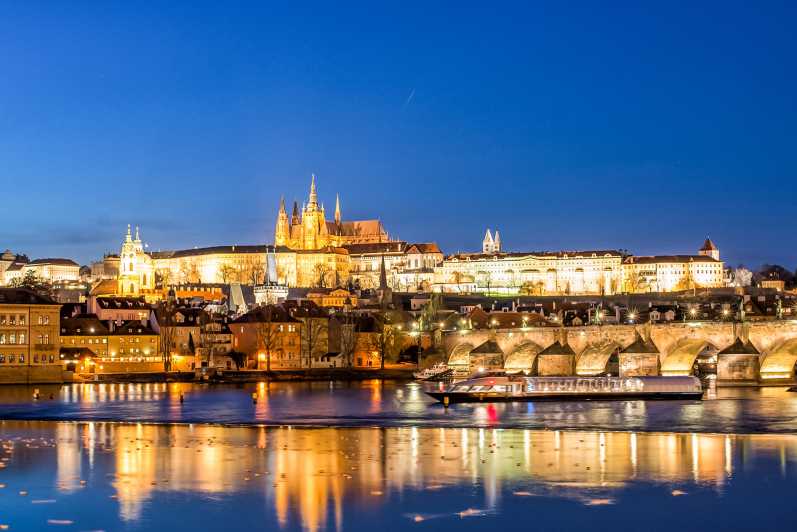 Prague : croisière de 50 mn en soirée