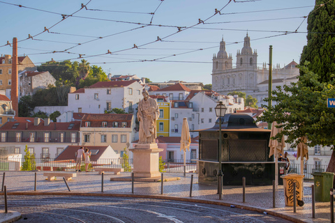 Lisbona: Tour Tuk-Tuk in francese o tedesco con vera guida localeTour di 2 ore: Centro storico di Lisbona e centro città