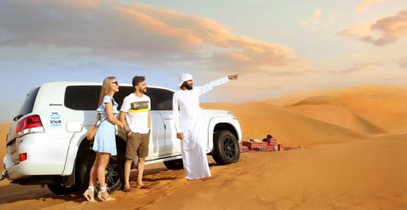 Dubai: Desert Safari with Dune Bashing, Camp Dinner & Shows