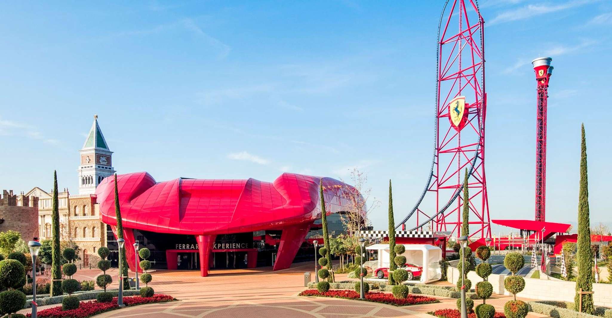 PortAventura and Ferrari Land: Full-Day Trip from Barcelona