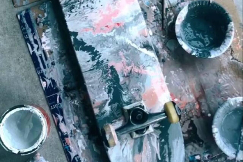 Riyadh: Create and paint your own skateboard with a pro skater