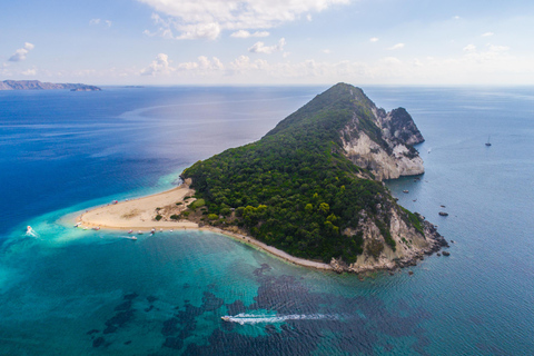 Zakynthos: Mizithres Glass-Bottom Boat Trip with Swim Stops