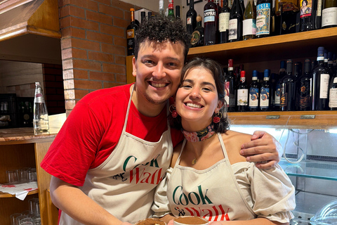 Rome: Pasta & Tiramisu Cooking Class Near the Vatican with Wine & Gelato Rome: Pasta & Tiramisu Cooking Class with Fine Wine, Gelato, and Limoncello