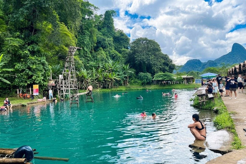 Vang Vieng: Jung Cave, Blue Lagoon 2 & 3 Guided Tour
