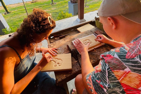 Hoi An: Corso di scultura del legno di 3 ore con un artista locale