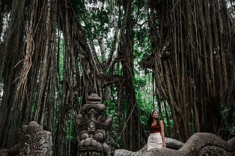 Ubud:Art Village, MonkeyForest, RiceField, & Bali Swing Tour