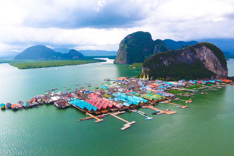 James Bond et visite de la baie de Phang Nga en bateau à rames au départ de Phuket