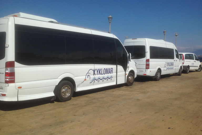 Mykonos: Paradise Beach Cruise Ship Transfer with Sunbeds