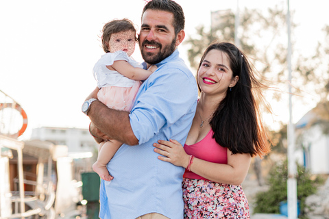 Portraits à Rhodes : Visite privée d&#039;un photographe de vacances3 heures + 75 photos sur 3 sites