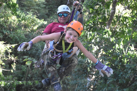 Santa Teresa: Zipline Adventure with Ocean & Jungle Views