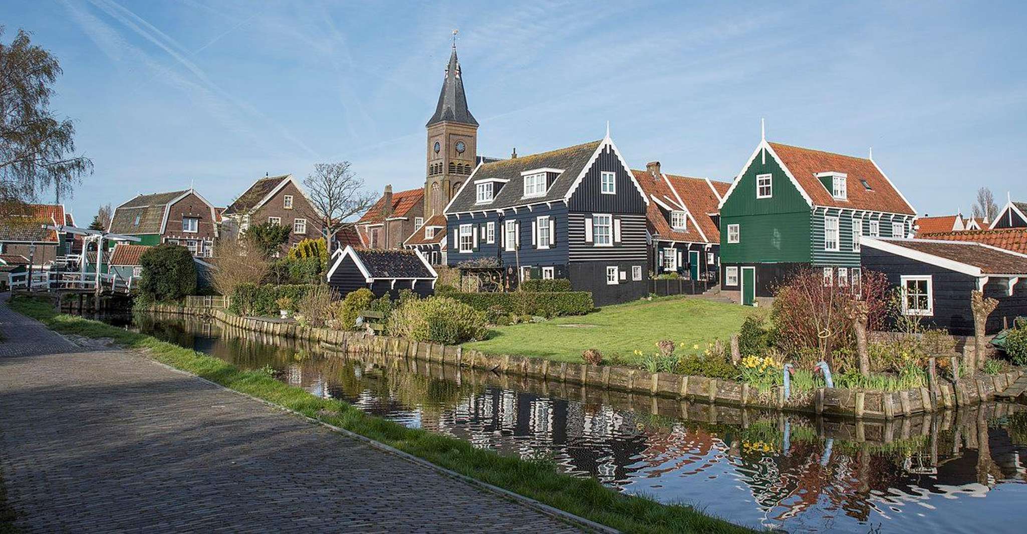 Pays-Bas en voiture , Zaanse Schans - Volendam Edam - Marken - Hizvo