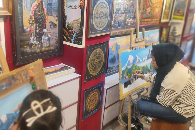 Kathmandu: Thangka Painting Workshop with Guide