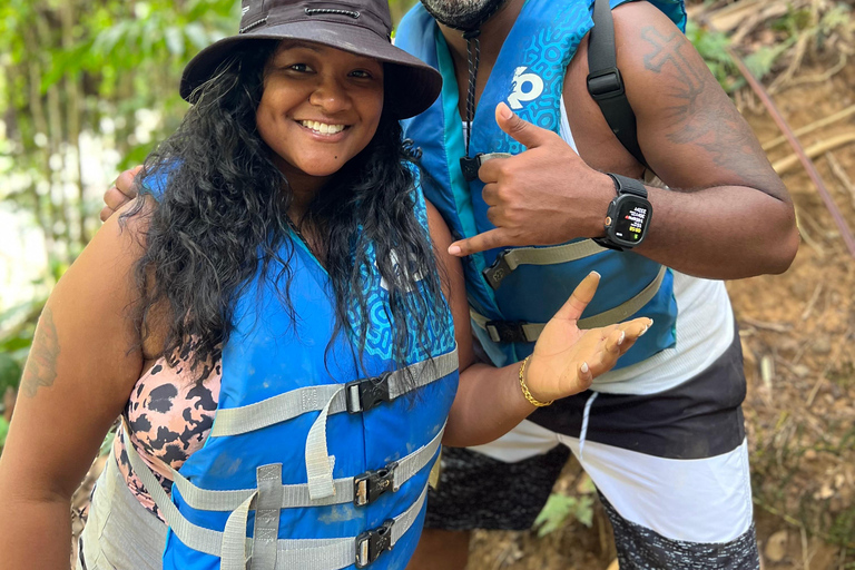 San Juan : Aventure sur le toboggan aquatique d'El Yunque avec transport