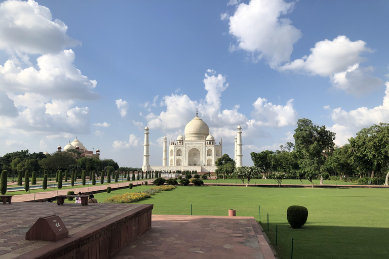 From Delhi: Agra Day Trip with Taj Mahal and Agra FortAC Car and Tour Guide Service Only