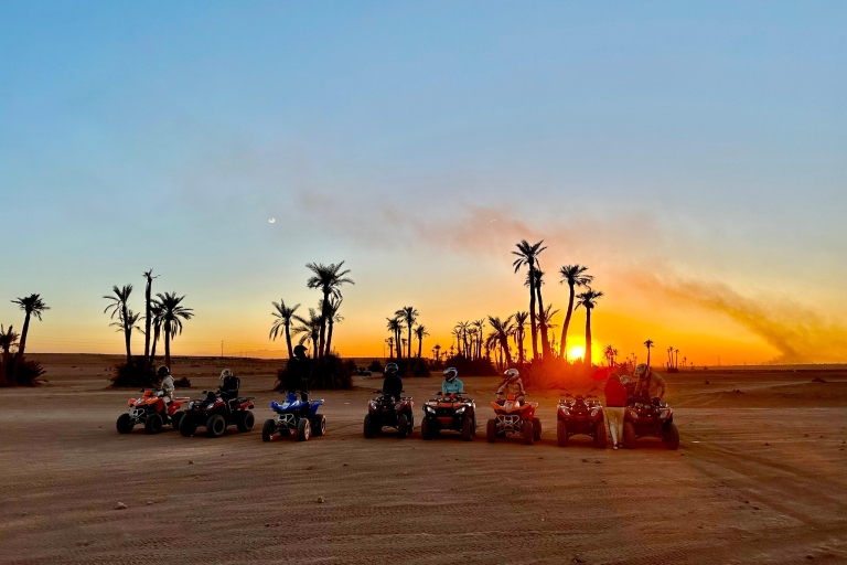 Marrakech : Excursion en quad au coucher du soleil avec pause thé