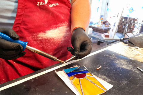 Rhodes: Stained glass workshop