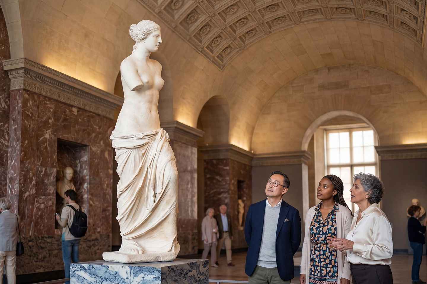 Paris: Louvre Museum Private Tour with Skip-the-Line Tickets - COMFORT - Pickup Included