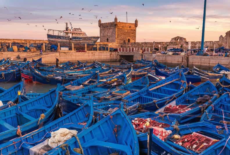 Depuis Marrakech : escapade sur la côte d'Essaouira avec déjeuner - medina