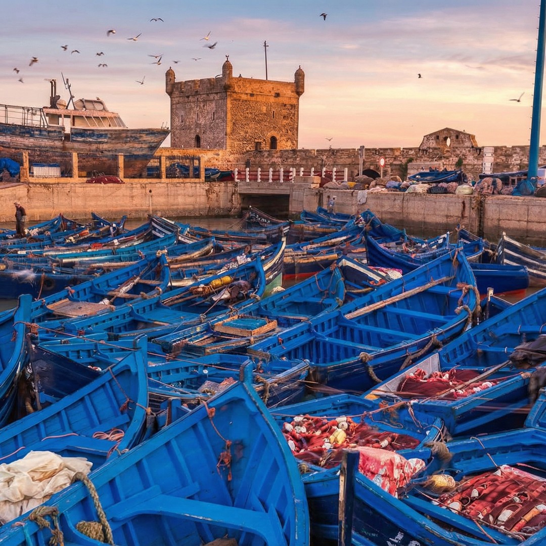 Depuis Marrakech : escapade sur la côte d'Essaouira avec déjeuner - medina