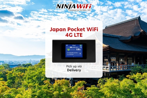 Japan: Verhuur van mobiele Wi-Fi met hotelbezorging6-daagse wifi-huur met bezorging in het hotel