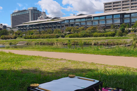 Kyoto: FUN Calligraphy Experience – Launch Special! Private Authentic Shodo Experience near Ninnaji Temple