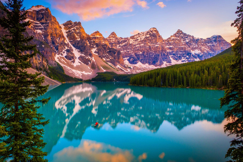 Navetta per il Moraine Lake e il Lake Louise da Banff