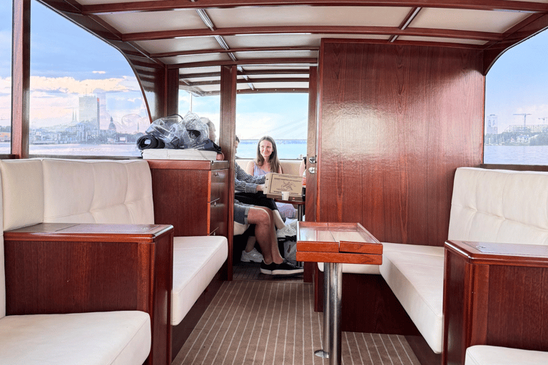 Riga: private VIP boat tour ''Through 19 Bridges'' 2 hours