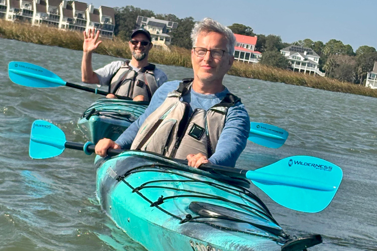 Charleston: Folly River Sunset Kayak Dolphin Safari Single Sit-On Kayak