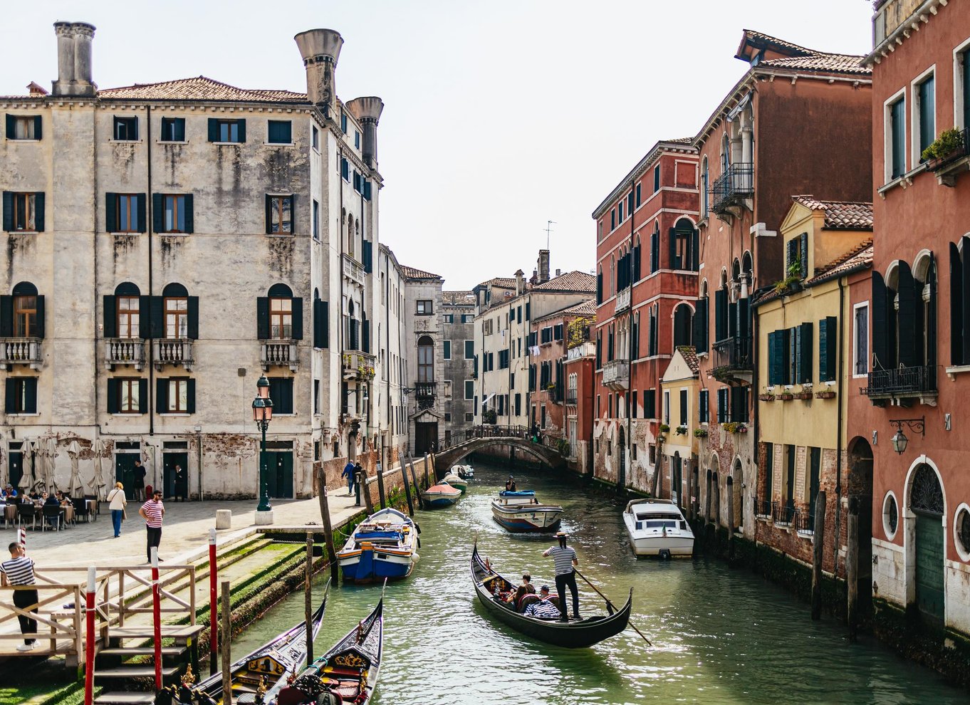 Venedig: Rialto-markedets mad- og vintur ved frokosttid