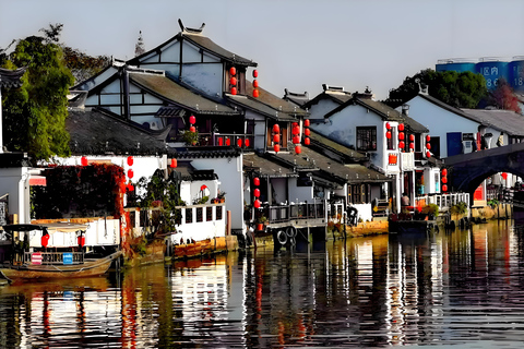 Wycieczka do miasta wodnego Zhujiajiao i na targ podrabianych towarów w SzanghajuWycieczka do wodnego miasteczka Zhujiajiao i na targ z podróbkami w Szanghaju