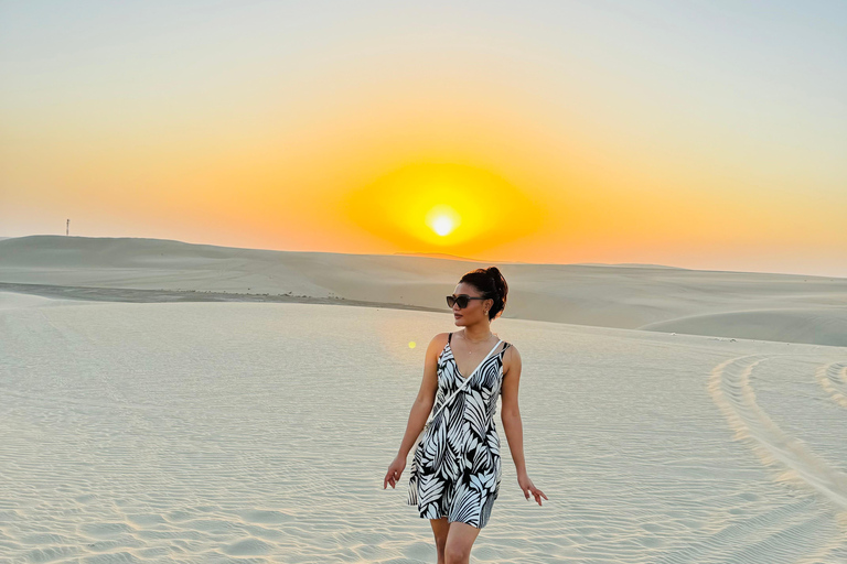 Desert Safari Qatar Camel Sandbording sunrise/sunset tour