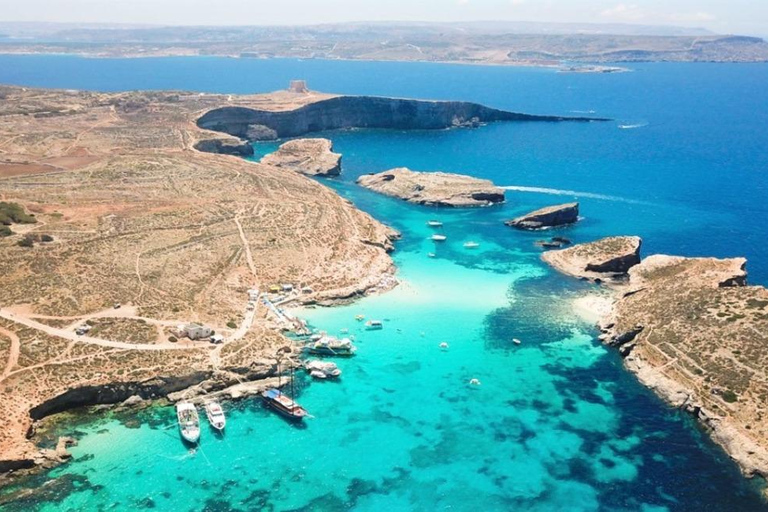 St Julians: Powerboat Gozo, Comino and Blue Lagoon