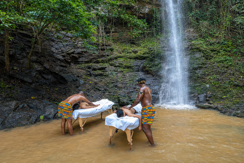 Waterfalls Massage with Aburi Gardens & Cocoa Farm Tour