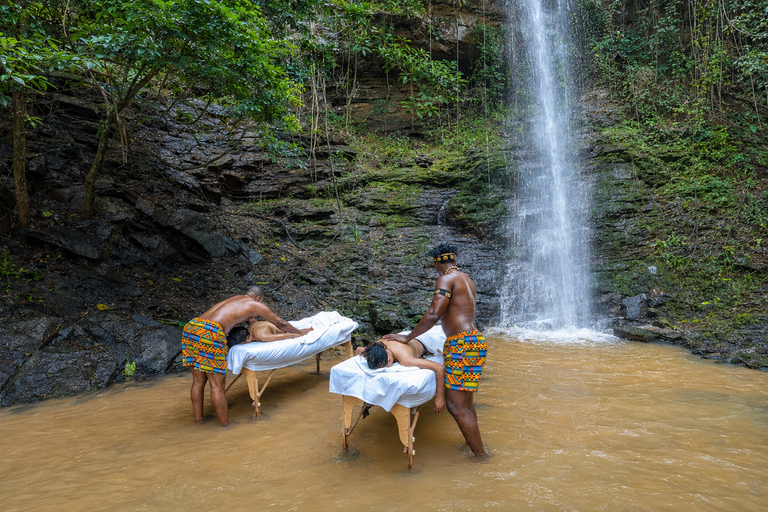 Waterfalls Massage with Aburi Gardens & Cocoa Farm Tour
