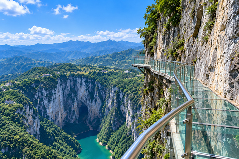 Chongqing: Yunyang Longgang Tickets & Adventure Rides Yunyang Longgang: Admission + Sightseeing Shuttle