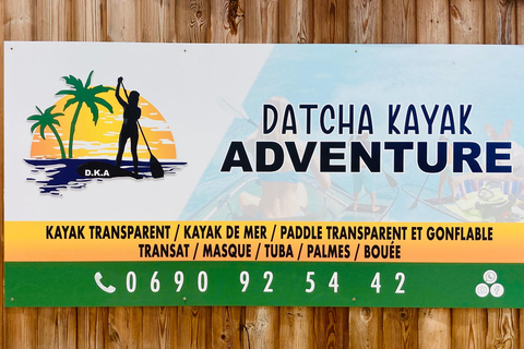 ILET GOSIER: visita o ilet du gosier num caiaque transparente