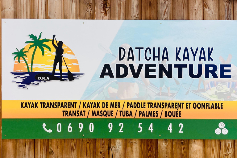 ILET GOSIER: visita o ilet du gosier num caiaque transparente