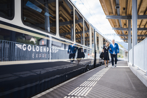 GoldenPass Express: Scenic train from Montreux to Interlaken Single journey from Interlaken to Montreux (1st class)