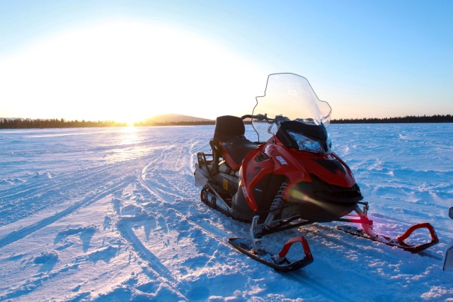 Visit Levi 3 Hour Snowmobile Safari Around Levi with Coffee Break in Kittilä, Finland