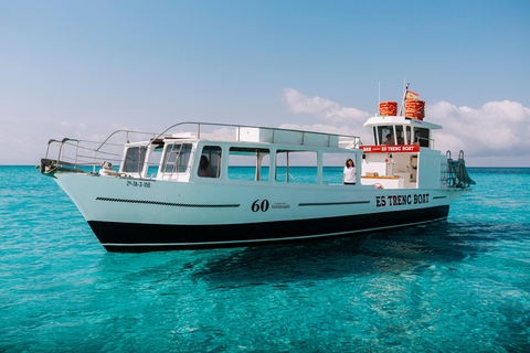 Es Trenc, Mallorca: passeio de barco, mergulho com snorkel em águas cristalinas