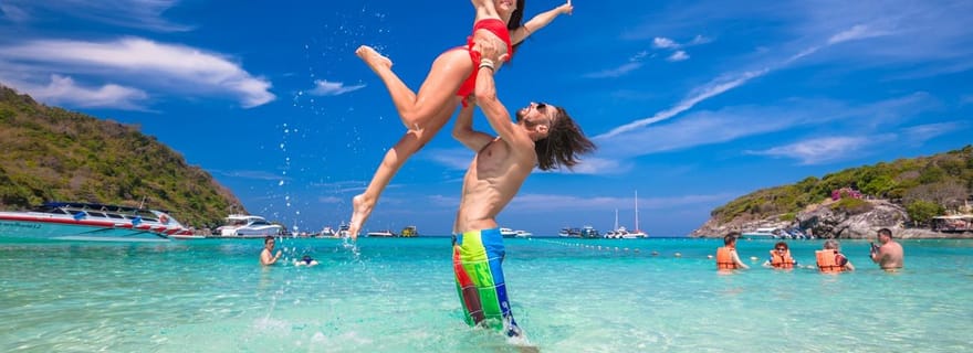 Racha-Yai et Coral Island en hors-bord, et spa après-soleil