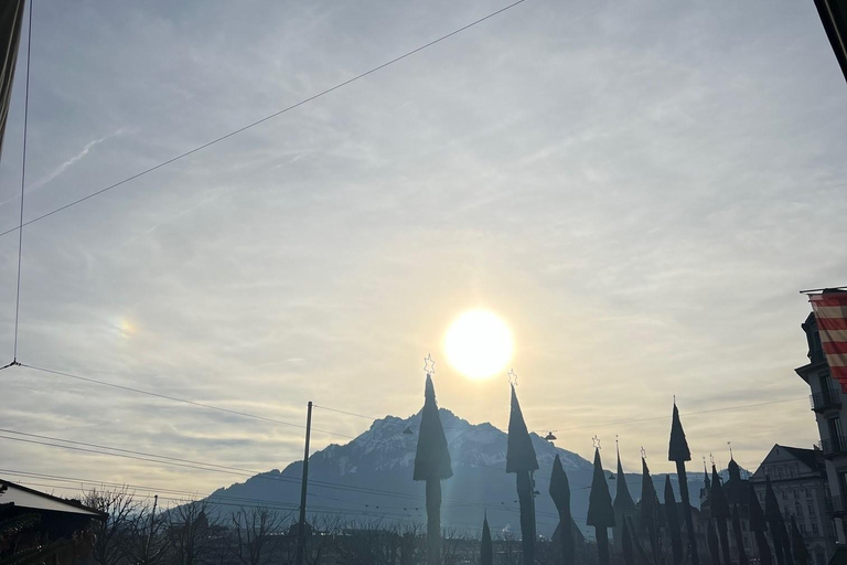 Superbe promenade à travers Lucerne avec des lieux d&#039;intérêt