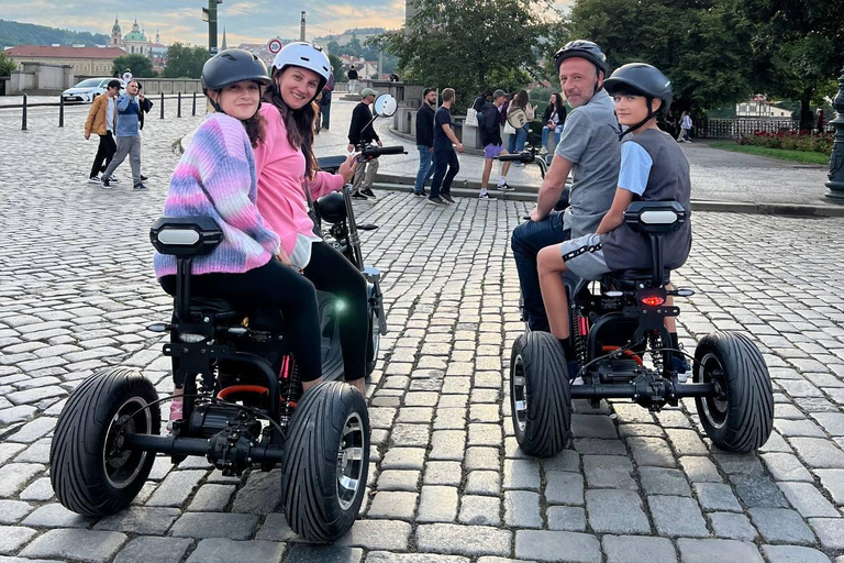 Prague: 2 hours FUN TRIKE tour in Prague with guide Prague: 2 hours FUN e-TRIKE tour with Guide