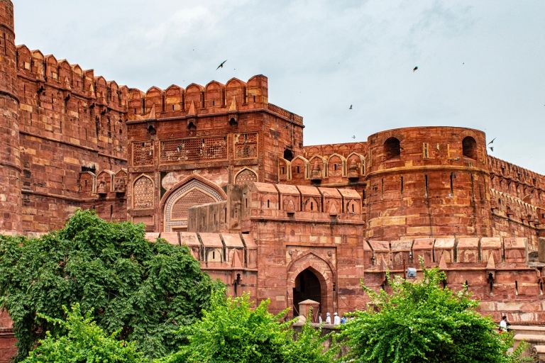 Z Delhi: prywatna wycieczka o wschodzie słońca do Taj Mahal i Agra Fort