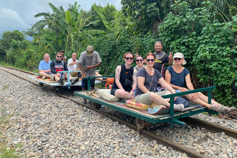 Battambang: Bamboo Train, City Tour, Home Lunch and Bat Cave